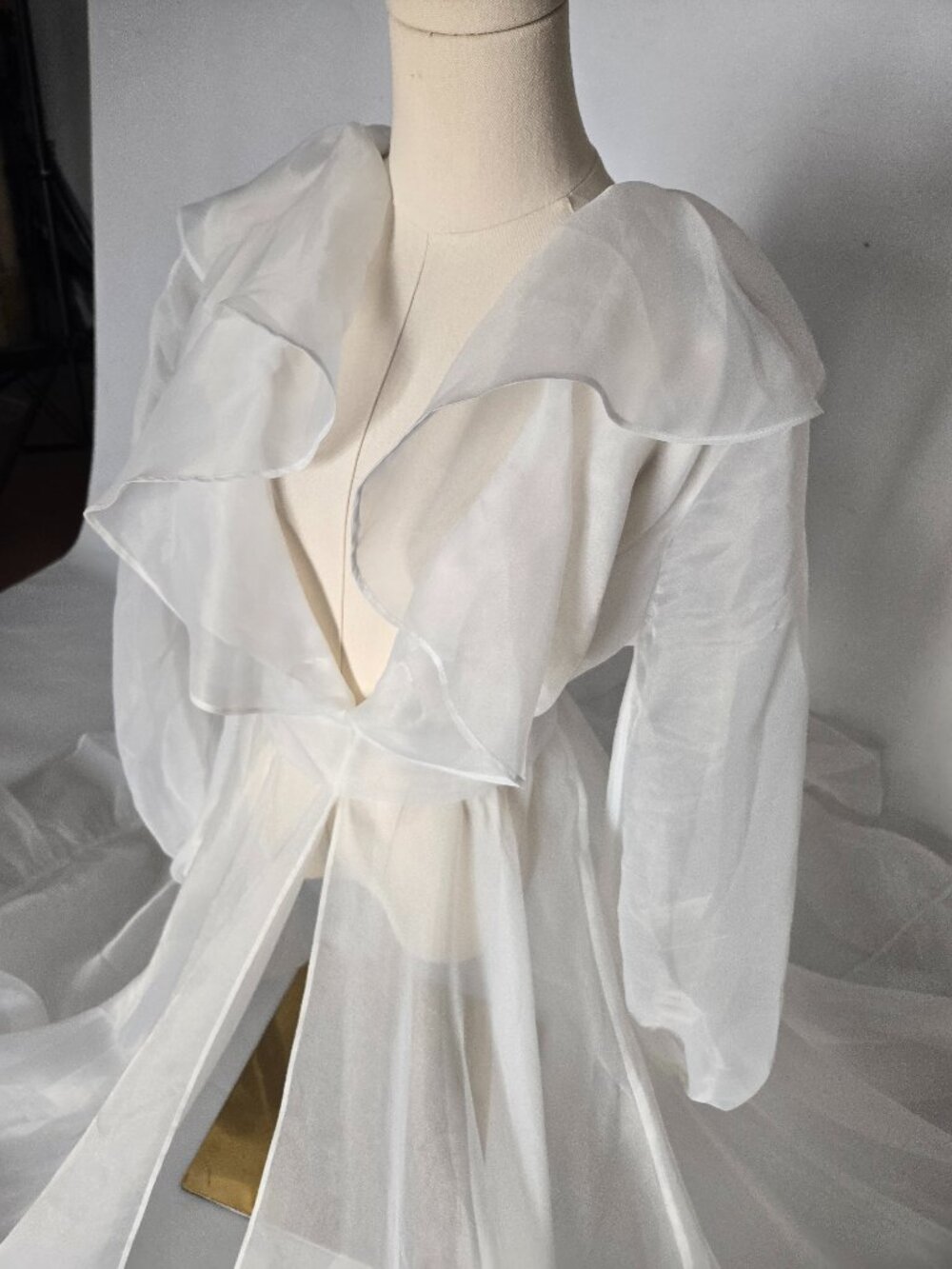 Silk Organza Dress - photoshoot